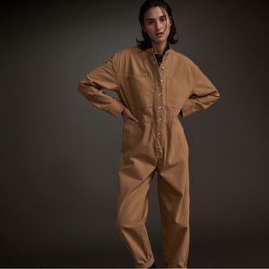 NWT Everlane Canvas Cotton Overall - Size Small - Cappuccino